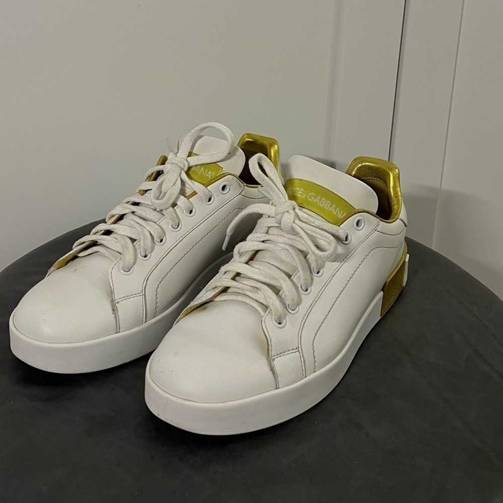 Dolce & Gabbana Portofino White Metallic Yellow - Picture 2 of 8